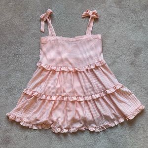 On You Boutique Pink Gingham Dress | Gently Used